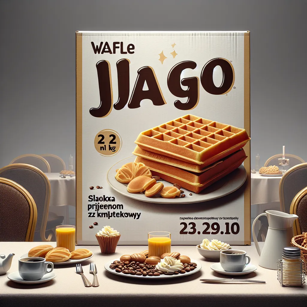 Wafle Jago 2 kg z kremem śmietankowym – słodka przyjemność do kawy i bufetu