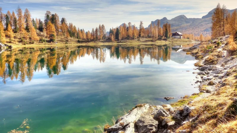 Lustro Lago Czarne 29Cm.