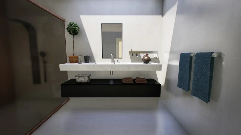 Lustro Łazienkowe 100×63 Ruke Tavi Silver